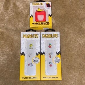 NWT!! PEANUTS - APPLE WATCH - BUNDLE